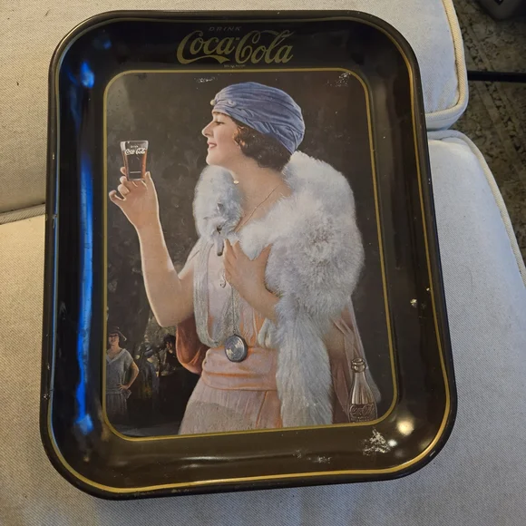 Coca-Cola Vintage Metal Tray - Picture 1 of 3